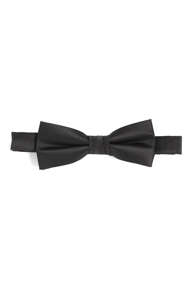 Uni Pre-Tied Bow Tie, Main, color, BLACK