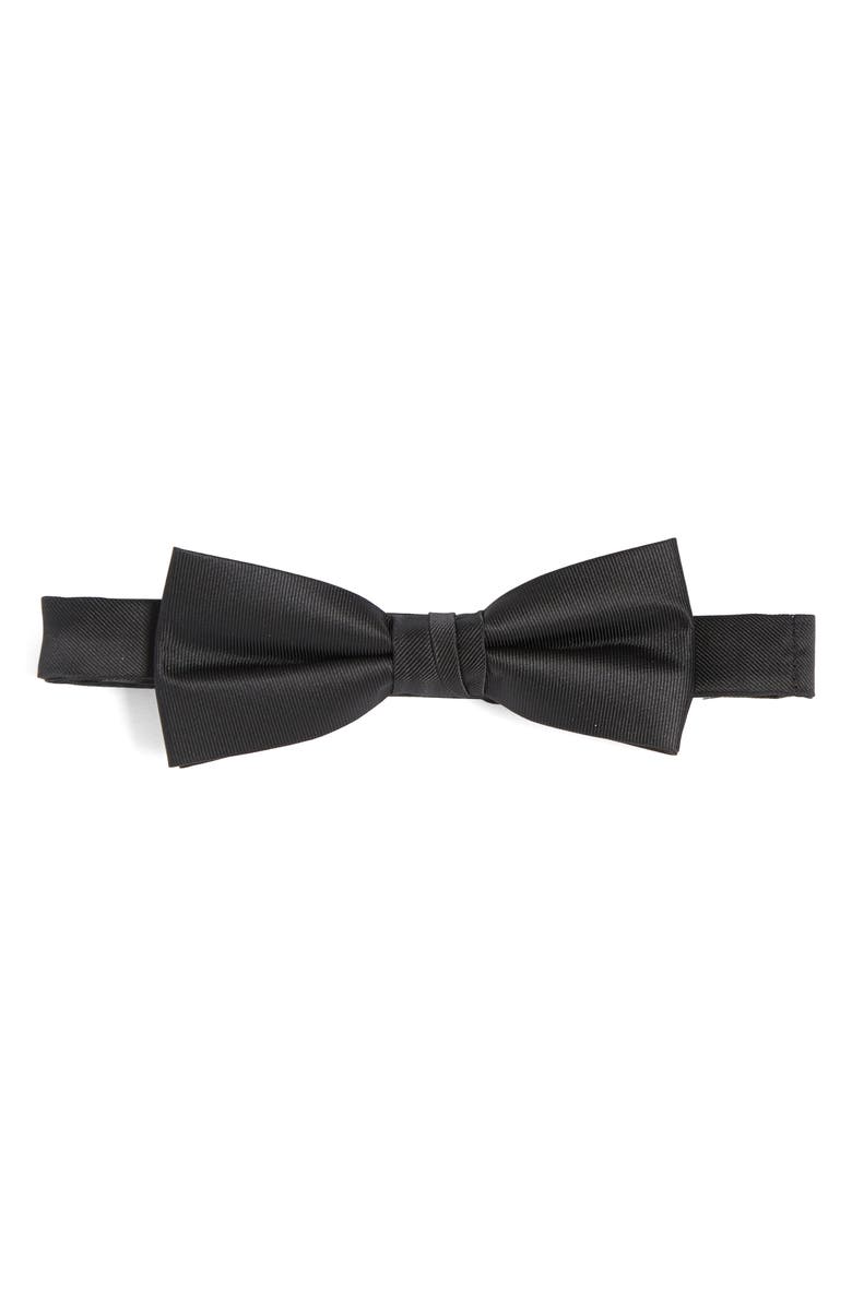 Calvin Klein Uni Pre-Tied Bow Tie, Main, color, Black