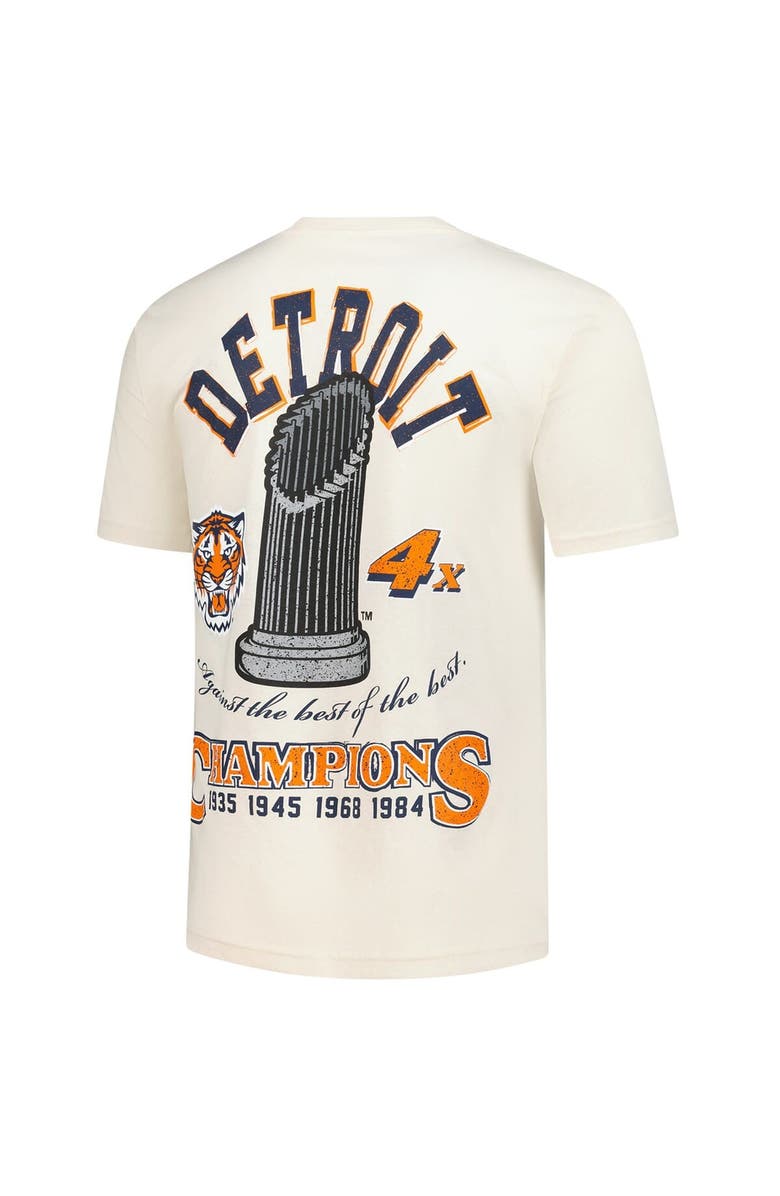 Mitchell & Ness Men's Mitchell & Ness  Cream Detroit Tigers Legacy Defined T-Shirt, Alternate, color, Cream