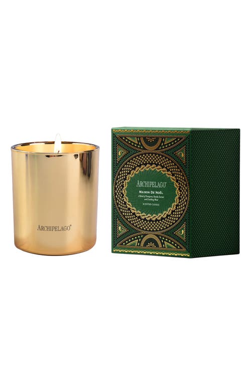 Archipelago Botanicals Maison De Noël Credenza Candle in Green 