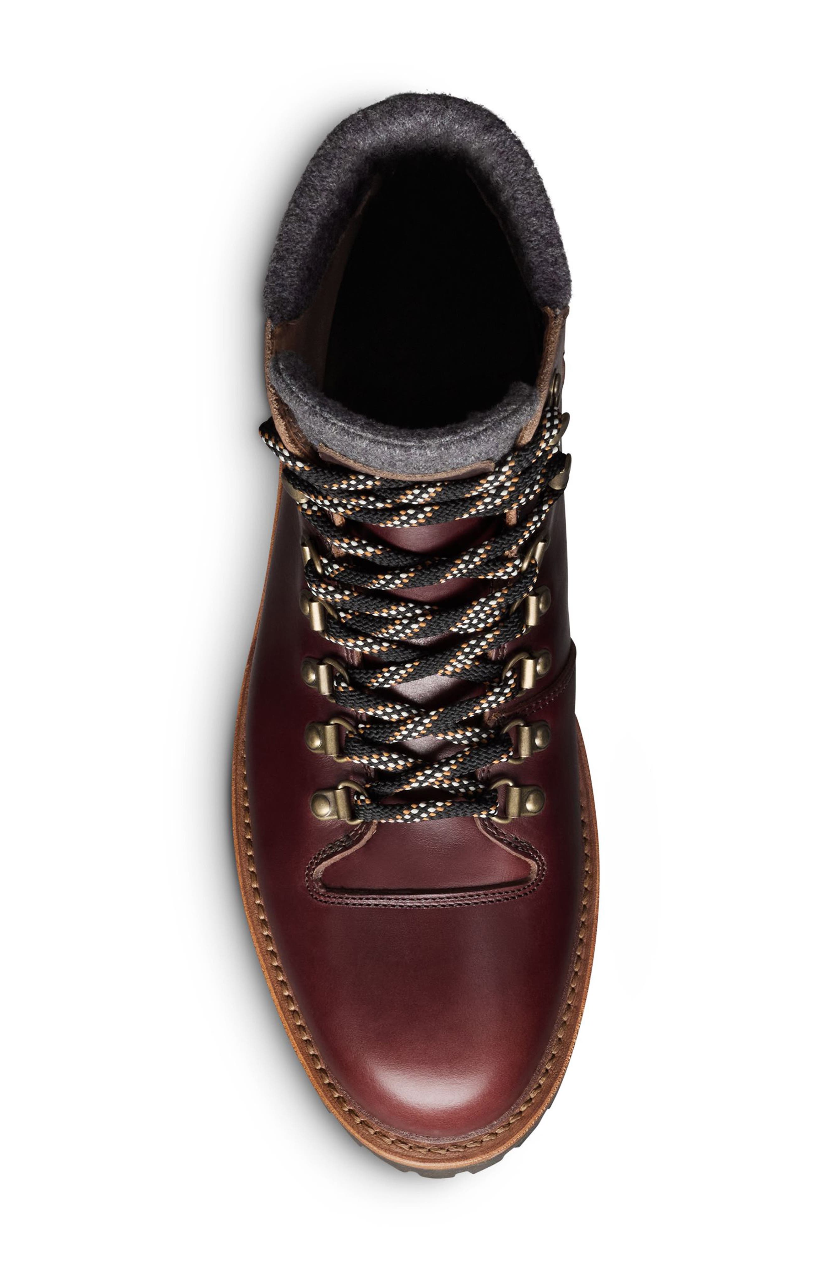 Allen Edmonds Whistler Waterproof Hiker Boot, Alternate, color, Burgundy