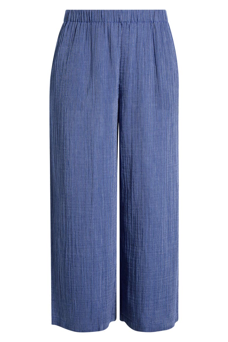 Ankle Wide Leg Pants, Alternate, color, DEEP DIVE