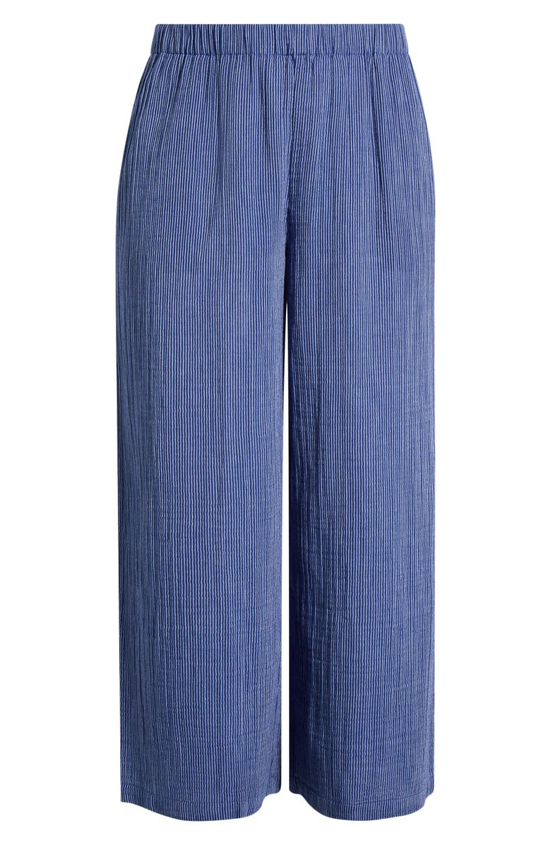 Eileen Fisher Ankle Wide Leg Pants, Alternate, color, Deep Dive