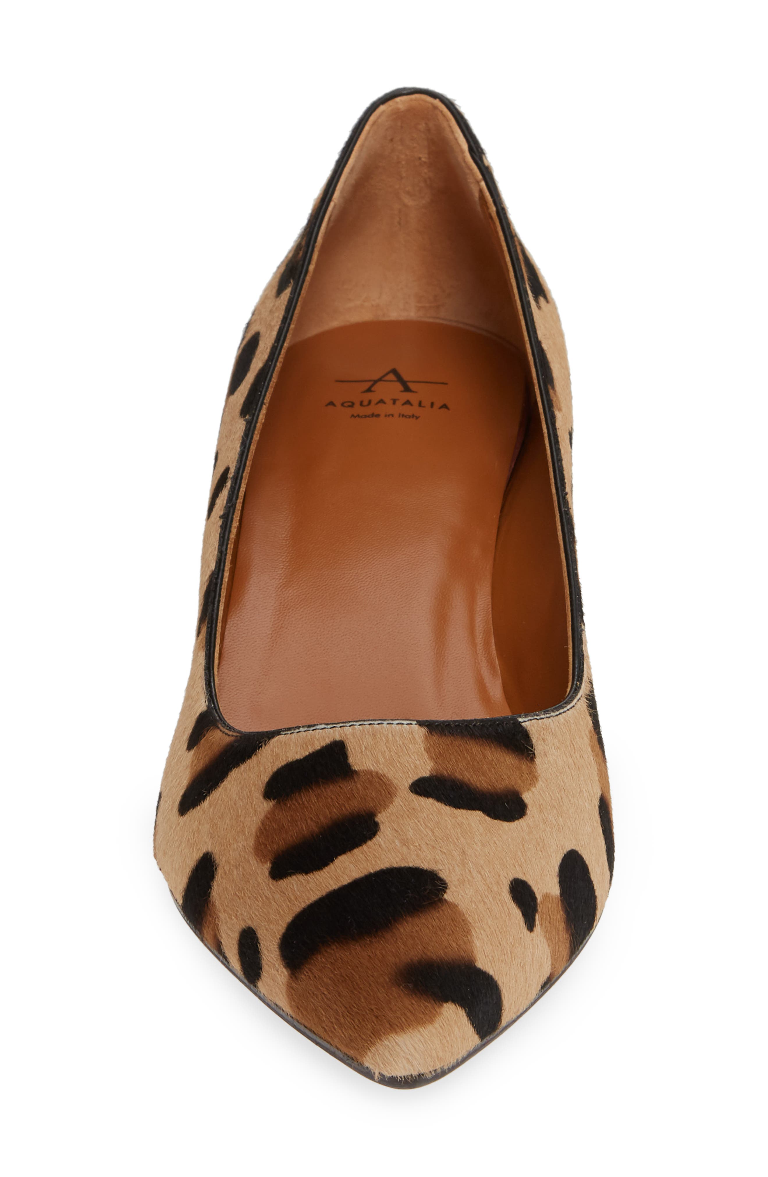 Marianna Genuine Calf Hair Kitten Heel Pump, Alternate, color, LEOPARD
