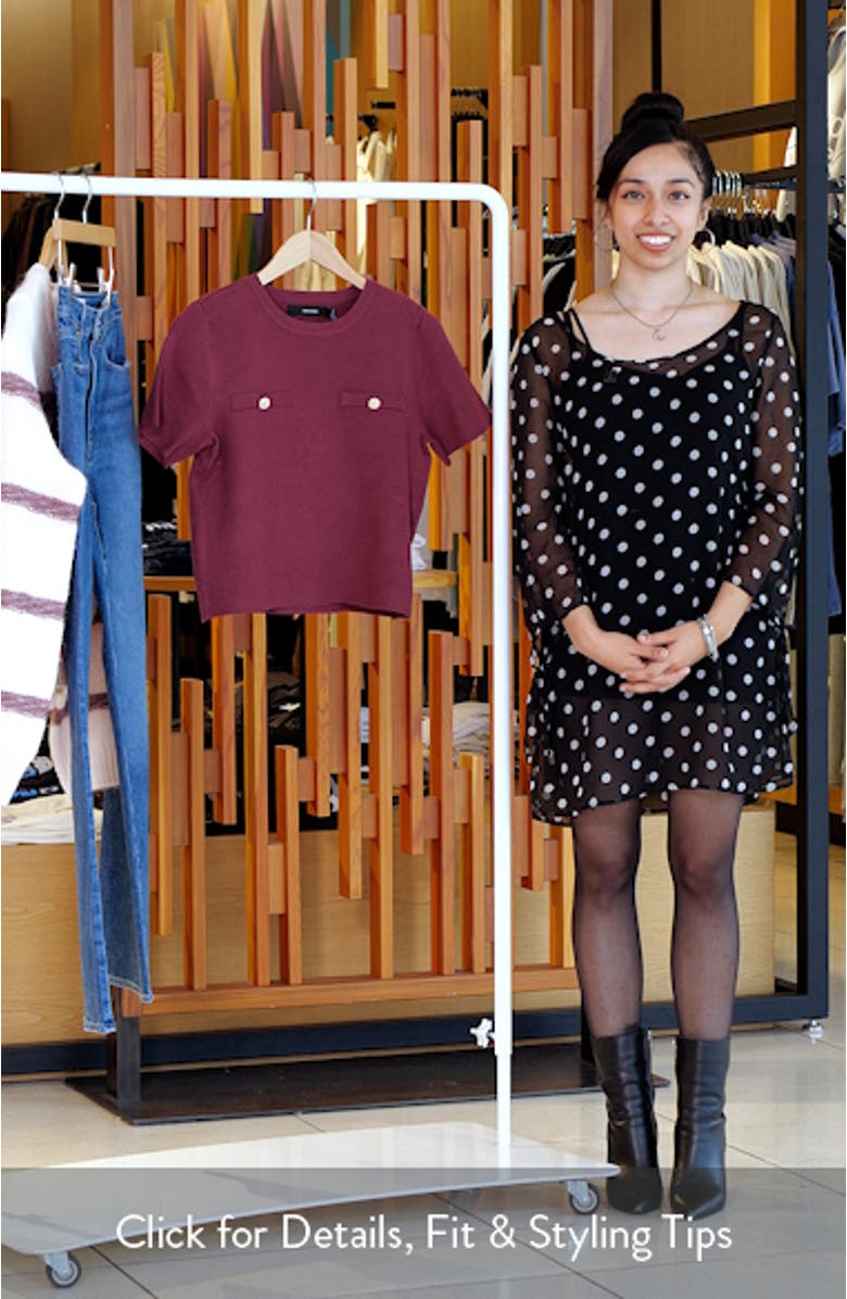 Kristen Short Sleeve Sweater, sales video thumbnail