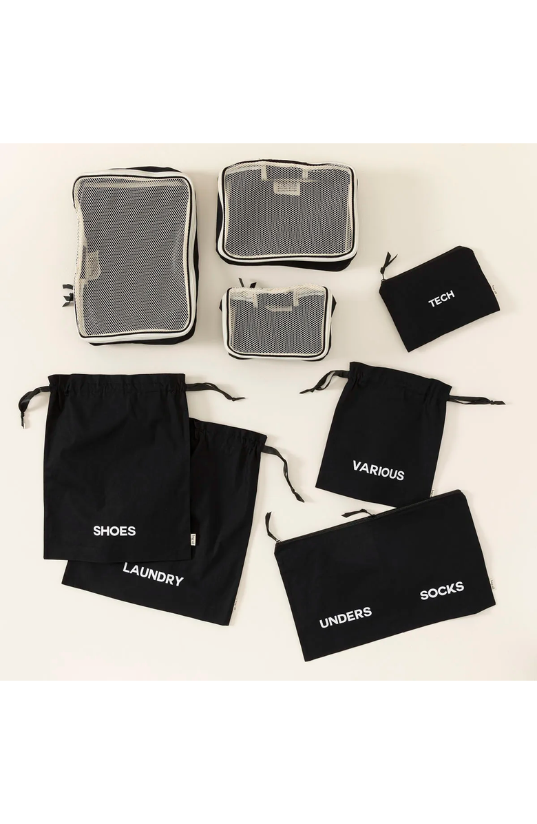 Uncommon Goods Deluxe Packing Travel Set by Bag-All, Alternate, color, Black