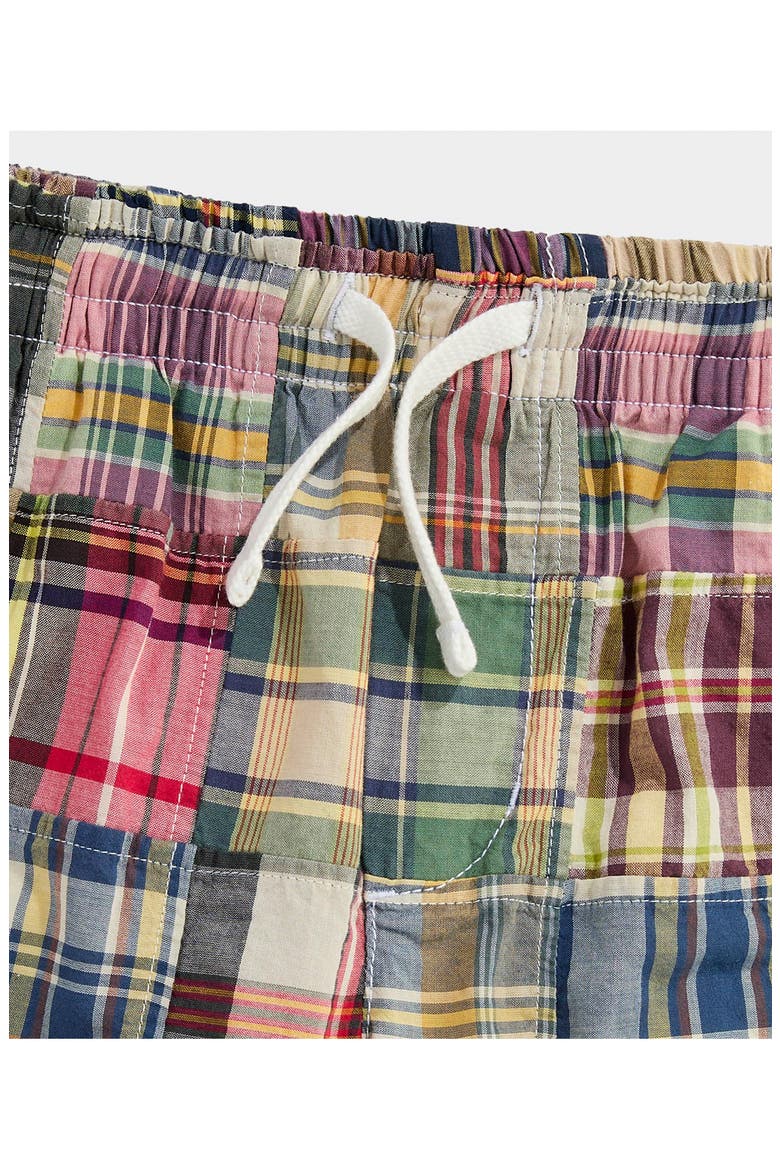 Kids' Plaid Pull-On Short, Alternate, color, MULTI PATCHWORK
