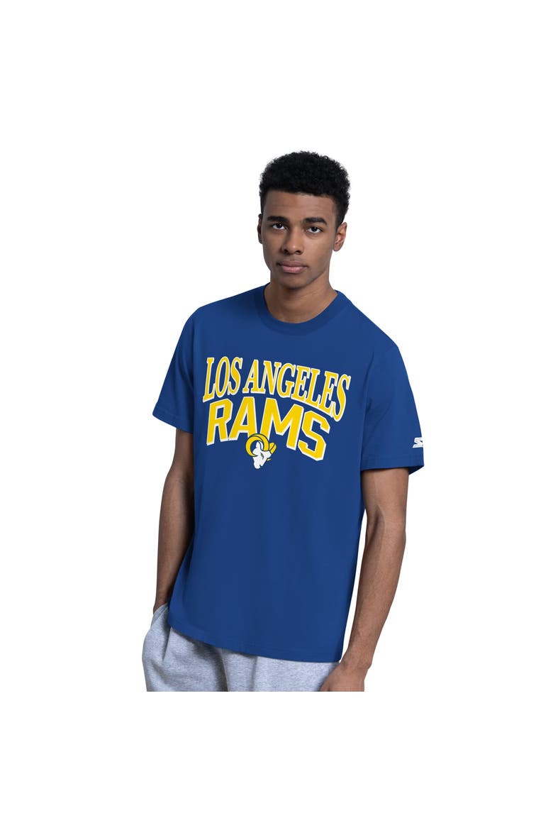 Men's Starter  Royal/Heather Gray Los Angeles Rams Two-Pack Logo T-Shirt Set, Alternate, color, Royal