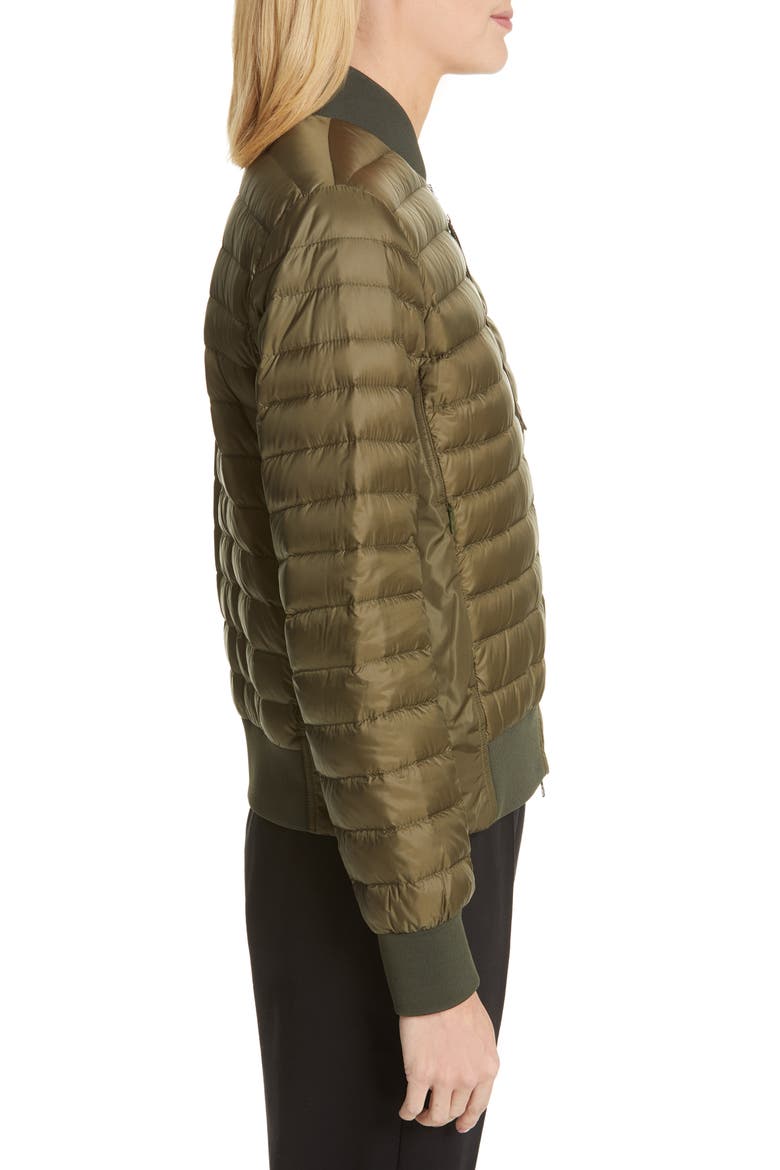 Rome Quilted Down Jacket, Alternate, color, DARK GREEN