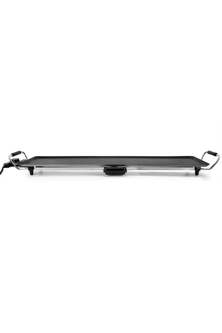 35 Inch Electric Grill with Drip Tray and Non-Stick Coating, Alternate, color, Black