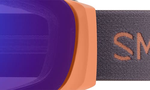 Smith I/o Mag™ 164mm Snow Goggles In Arctic Apricot/violet Mirror