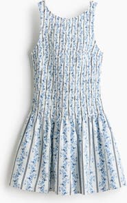 H&M Smocked Cotton Dress