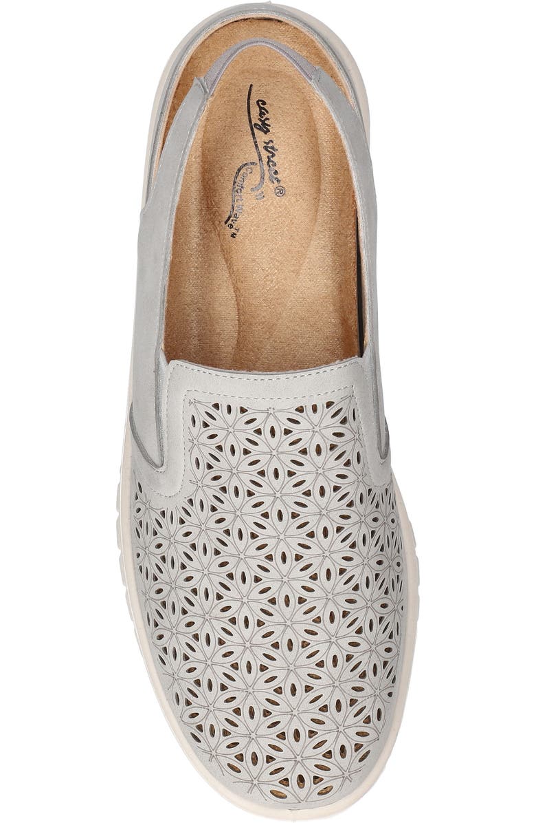 EASY STREET Petal Laser Cut Slingback Sneaker, Alternate, color, Grey