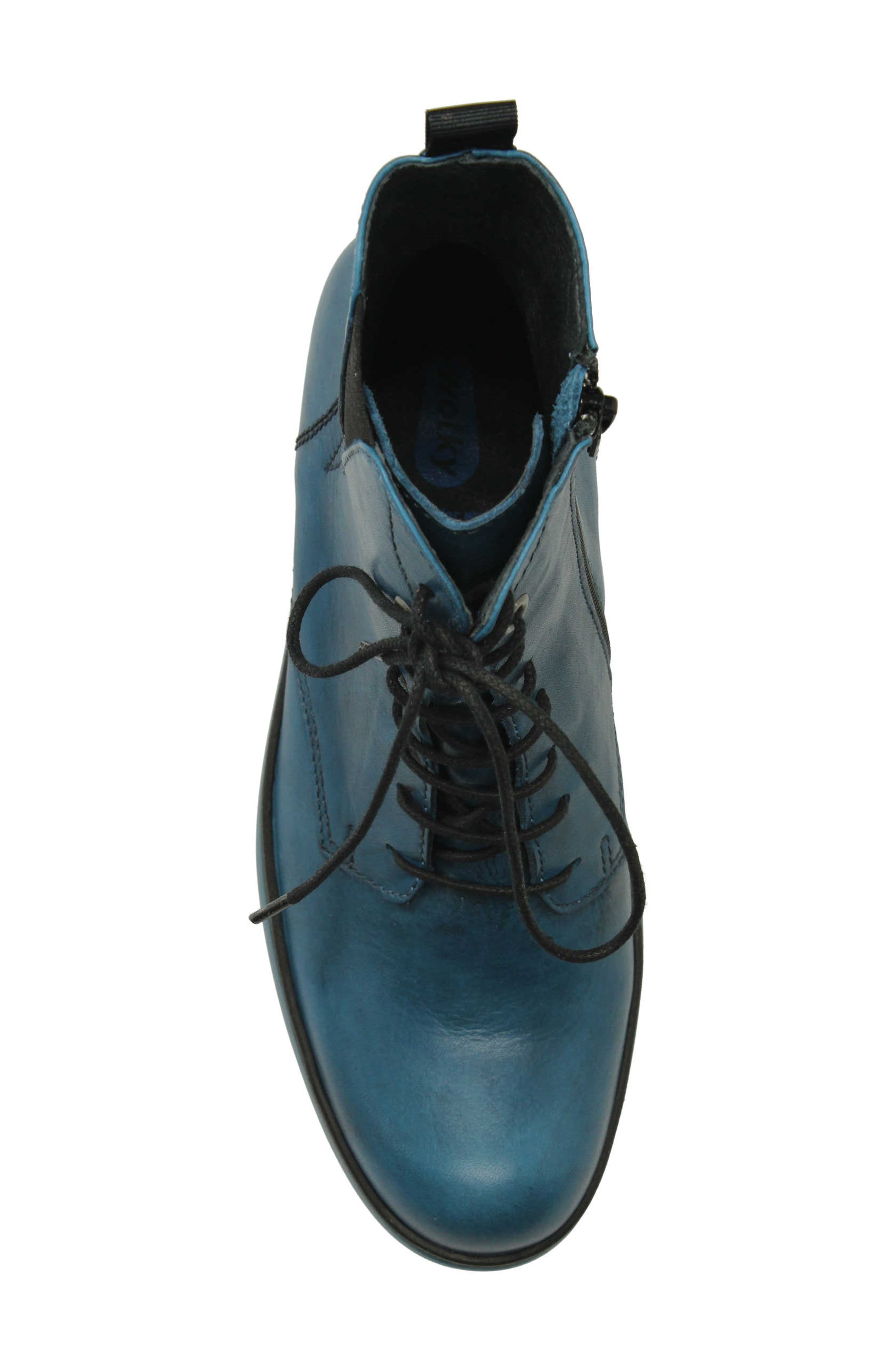 Akita Water Resistant Combat Boot, Alternate, color, PETROL