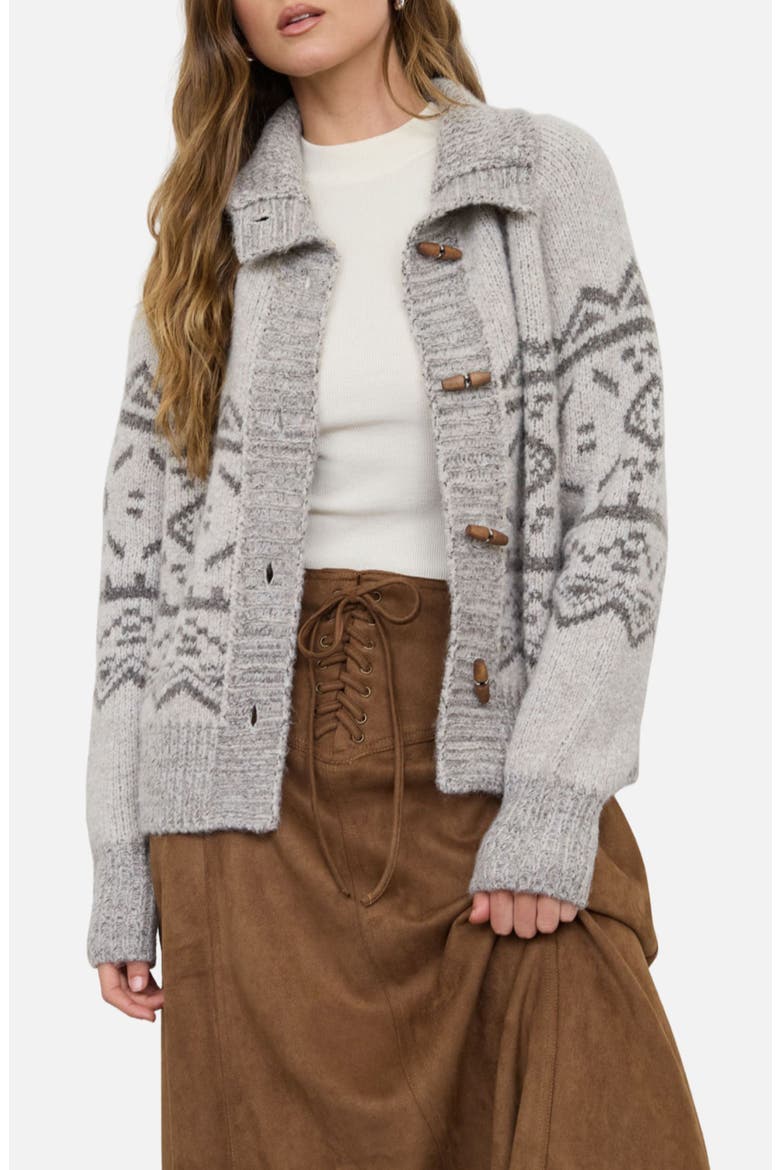 Toggle Cardigan, Alternate, color, LIGHT TAUPE