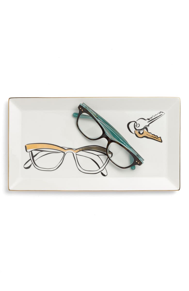 ZDNU KATE SPADE kate spade new york 'eyeglasses' trinket tray, Alternate, color,