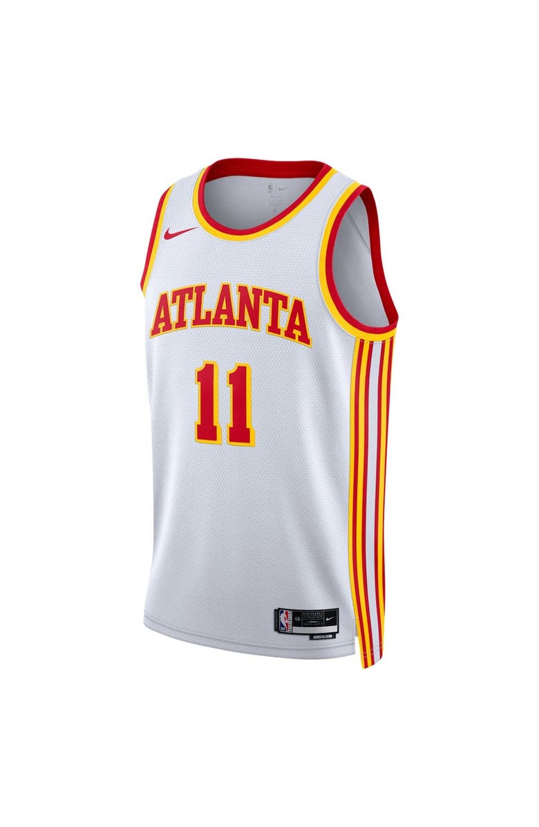 Nike Unisex Nike Trae Young White Atlanta Hawks Swingman Jersey - Association Edition, Alternate, color, White
