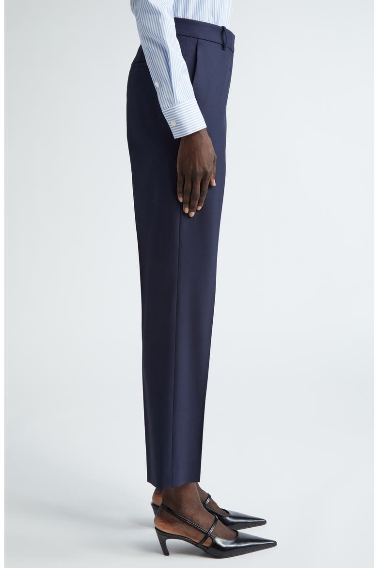 Clinton Stretch Wool Ankle Pants, Alternate, color, INK