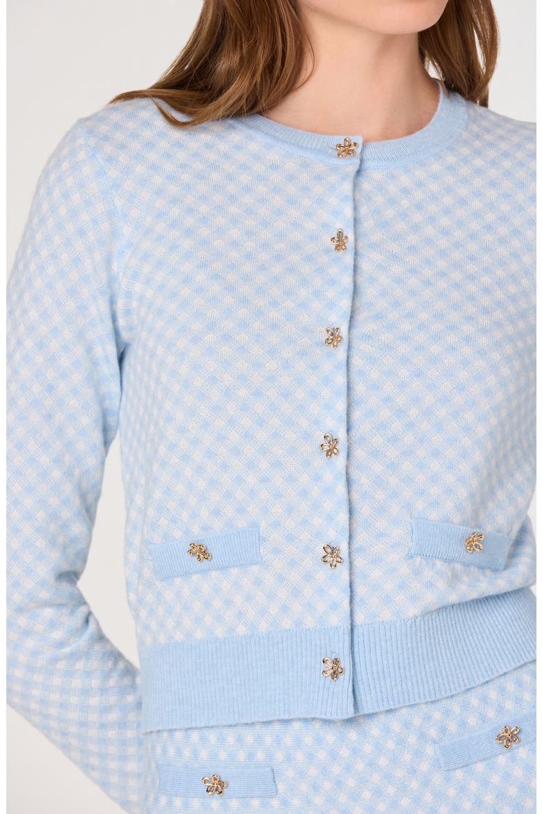 Marian Plaid Cardigan, Alternate, color, BLUE PLAID