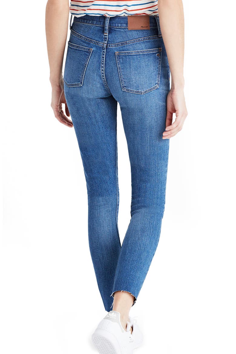 9-Inch High-Rise Skinny Crop Jeans, Alternate, color, BRUCE WASH
