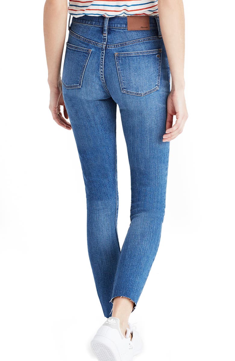Madewell 9-Inch High-Rise Skinny Crop Jeans, Alternate, color,