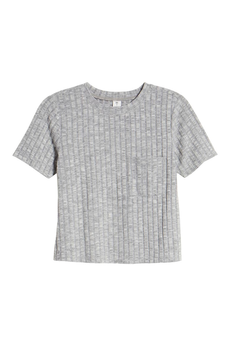 x Claudia Sulewski Wide Rib Baby Tee, Alternate, color, GREY QUIET HEATHER