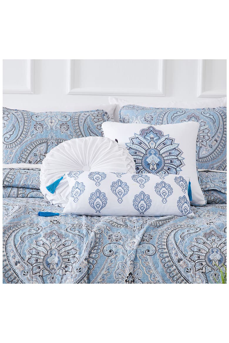 Pure Melody Quilt Bedding Set, Alternate, color, AQUA