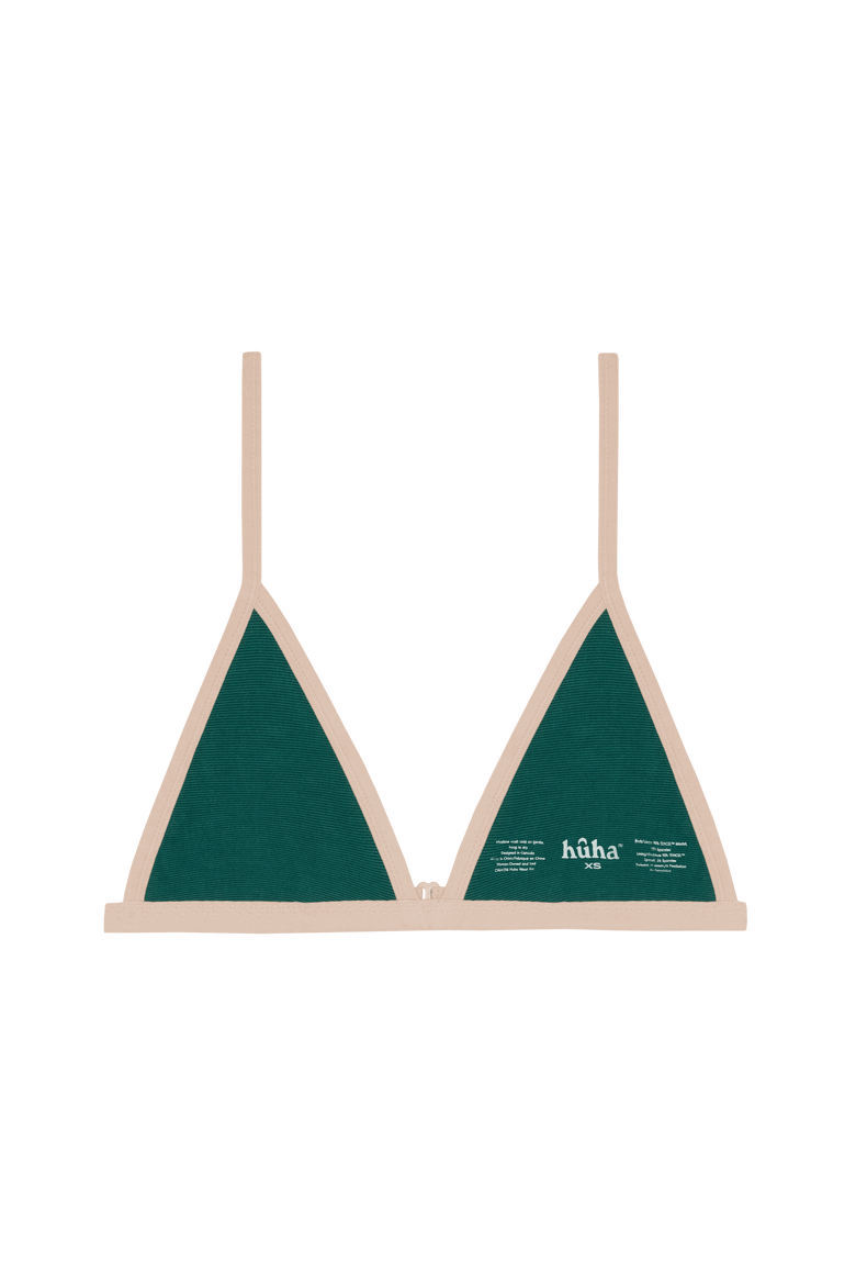 Triangle String Bra, Alternate, color, Beige