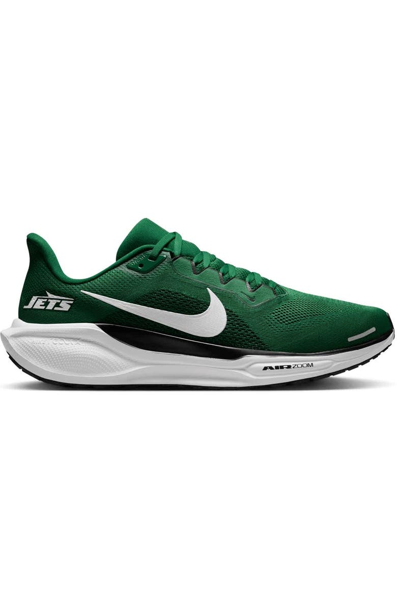 Nike Unisex Nike Green New York Jets Air Zoom Pegasus 41 Sneakers, Main, color, Green