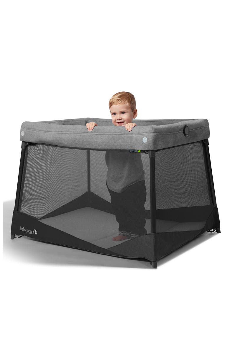 City Suite™ Multi Level Playard, Alternate, color, GRAPHITE