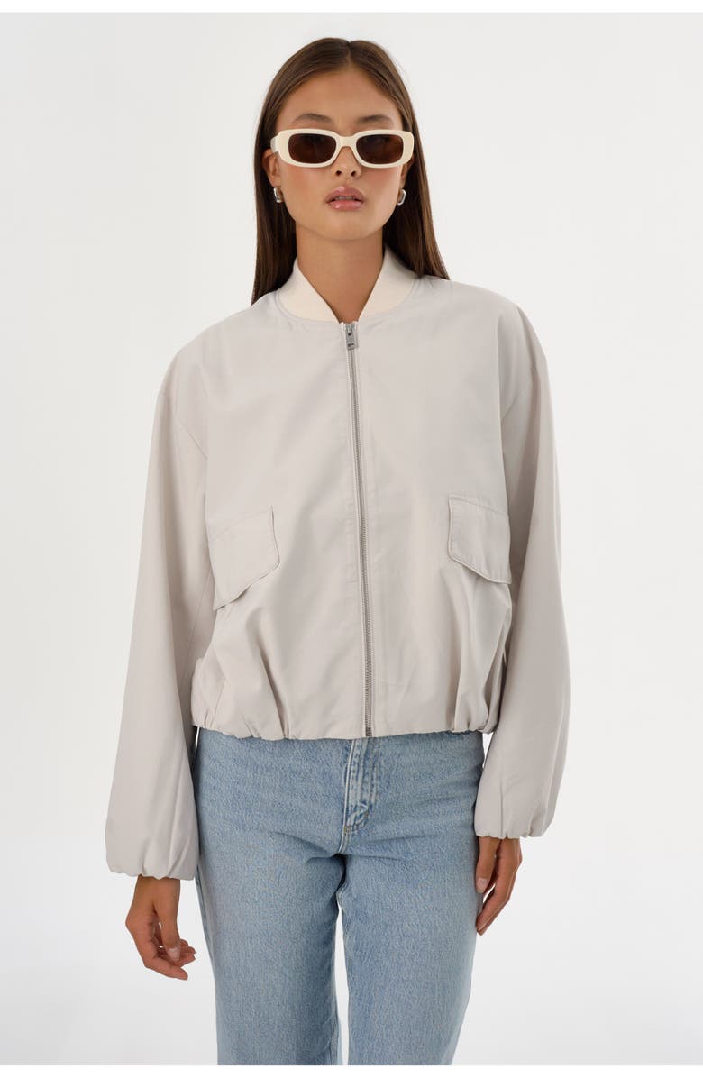 LAMARQUE IRIANA | Bomber Jacket, Main, color, Whisper White