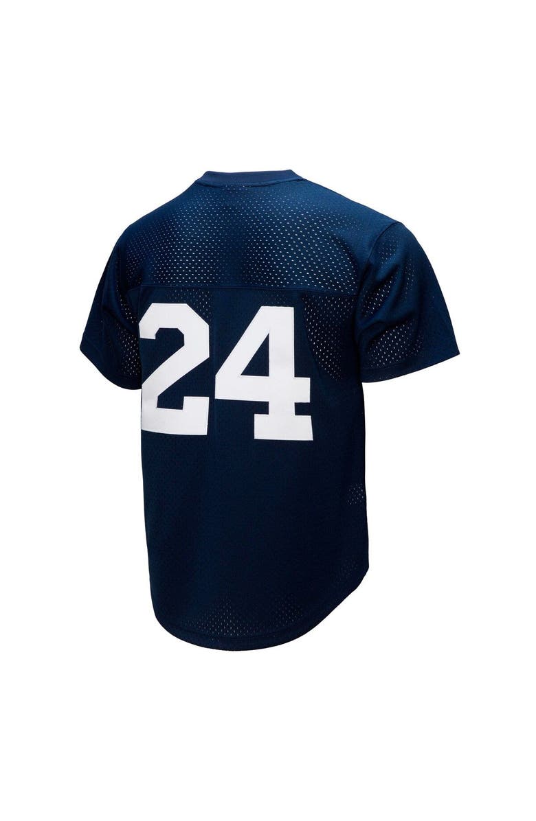 Mitchell & Ness Men's Mitchell & Ness Rickey Henderson Navy New York Yankees Cooperstown Collection Mesh Batting Practice Button-Up Jersey, Alternate, color, Navy