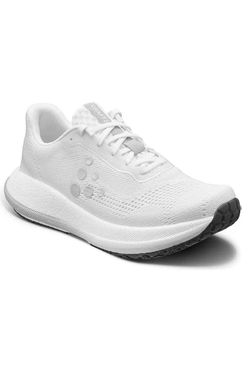 Craft Pacer Low Top Running Shoe, Main, color, White
