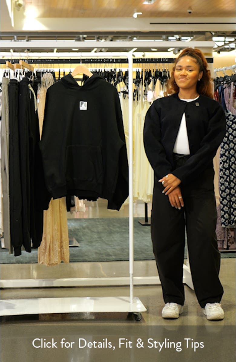 Graphic Print Brooklyn Fleece Hoodie, sales video thumbnail