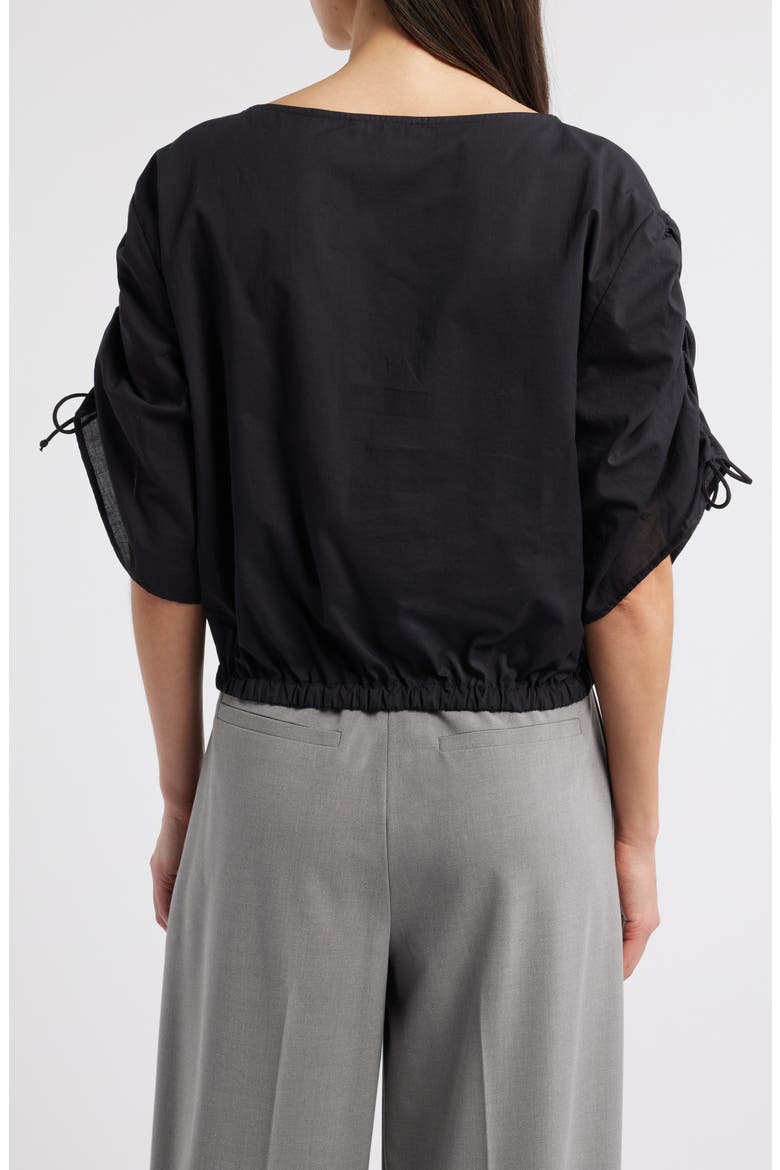 Cropped Cotton Top, Alternate, color, SOLID BLACK