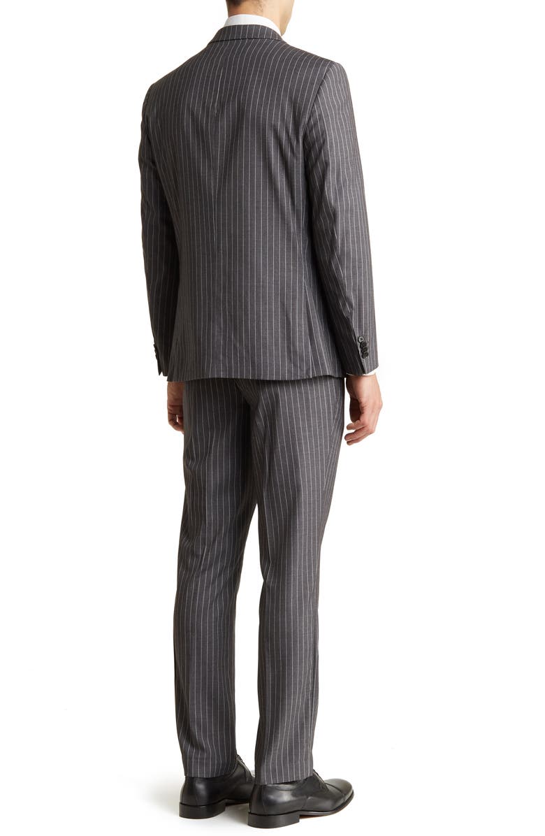 SAVILE ROW CO Classic Fit Pinstripe Suit, Alternate, color, 