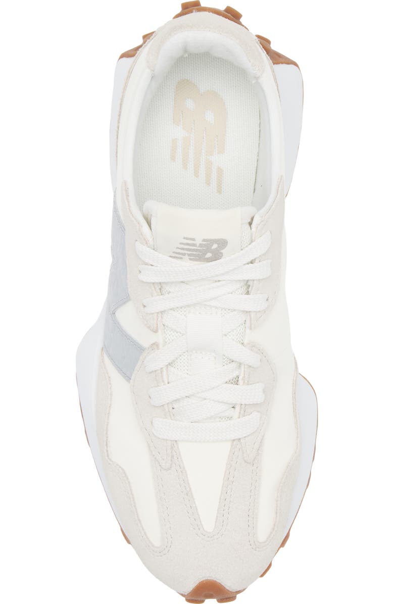 New Balance 327 Sneaker, Alternate, color, Angora/ Silver Metallic