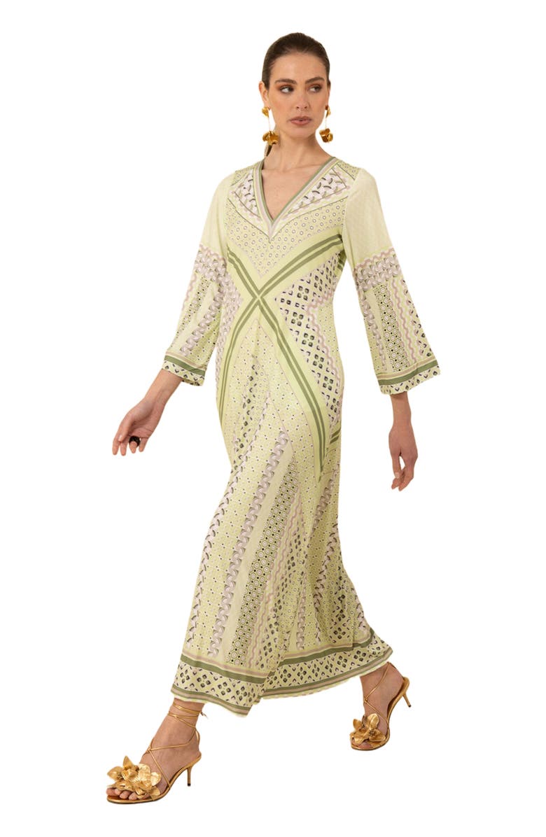 Halebob Henley Jersey Maxi Dress, Alternate, color, 