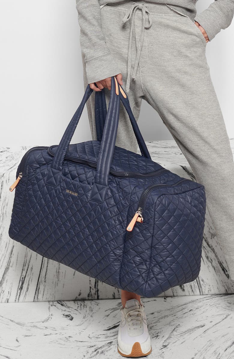 MZ Wallace Large Metro Team Quilted Nylon Duffle Bag, Alternate, color, Dawn