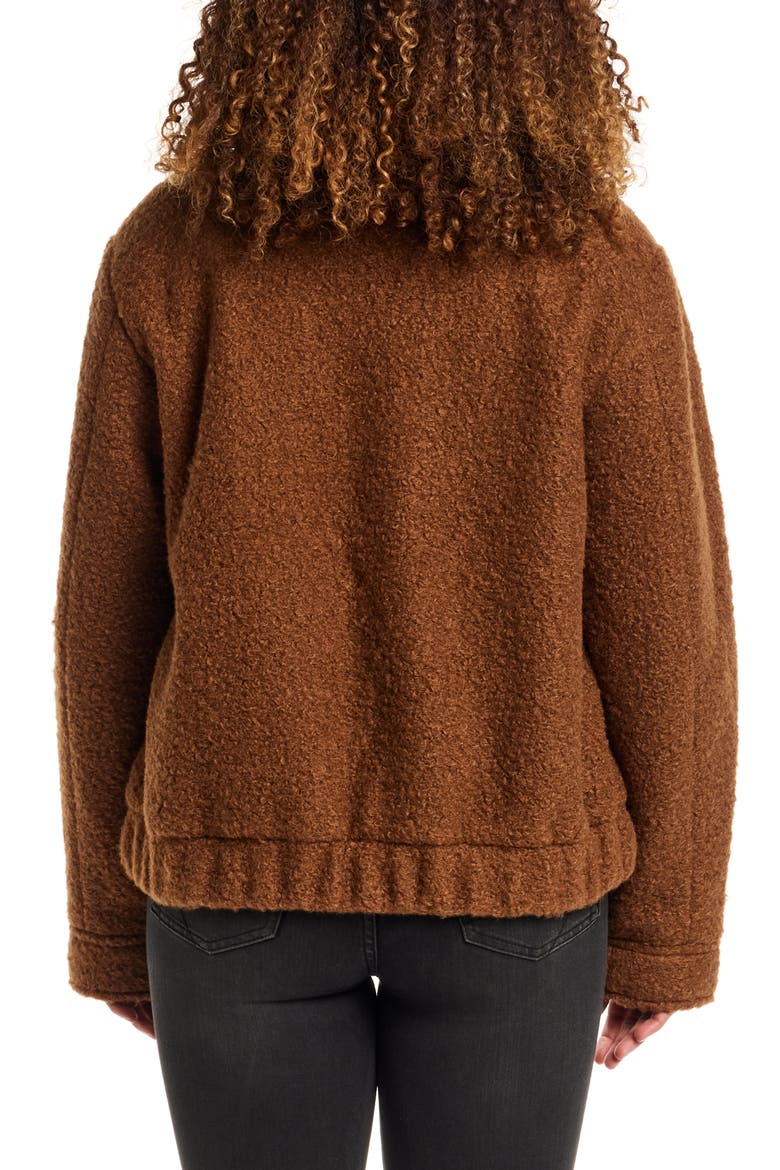 Bouclé Jacket, Alternate, color, TOFFEE