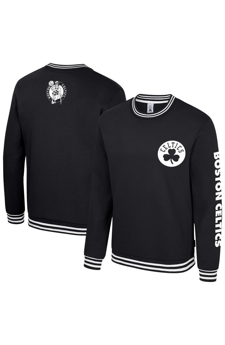 Stadium Essentials Unisex Stadium Essentials Black Boston Celtics Half-Time 2 Pullover Sweatshirt, Main, color, Black