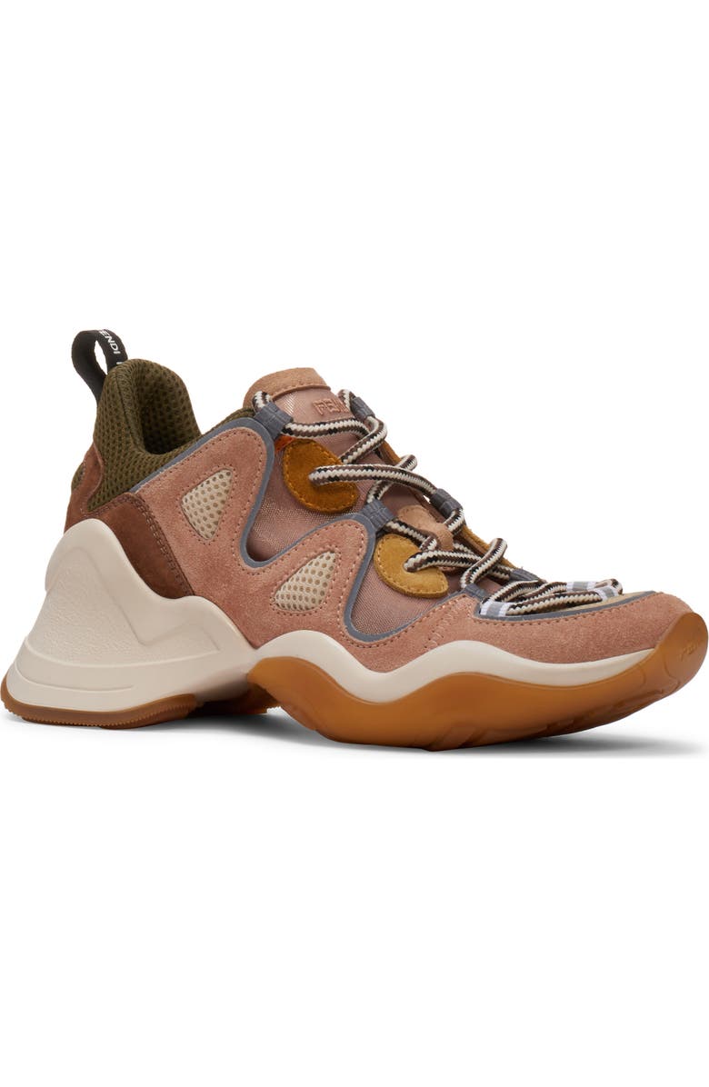 Fendi FFluid Wedge Sneaker, Main, color,