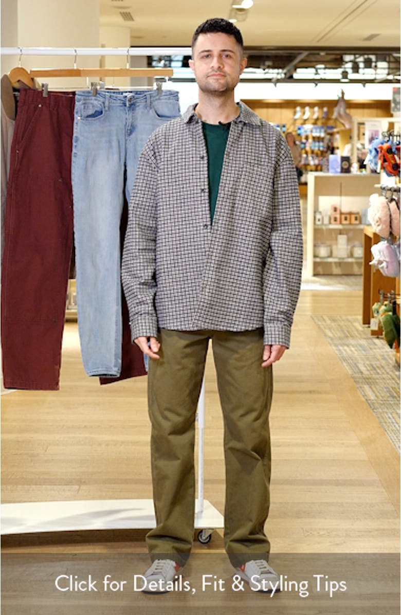 Hendersonville Classic Fit Check Brushed Cotton Button-Up Shirt, sales video thumbnail