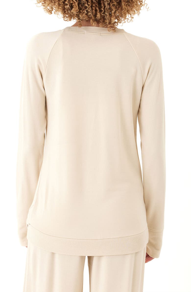 Threads 4 Thought Cannon Feather Fleece Tunic, Alternate, color, Tapioca