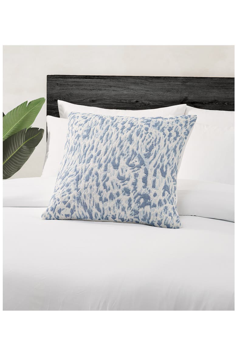 Animal Gauze Accent Pillow, Alternate, color, BLUE