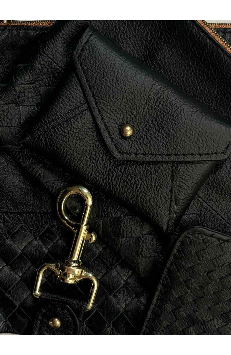 Deux Mains Coin Pouch, Alternate, color, Black
