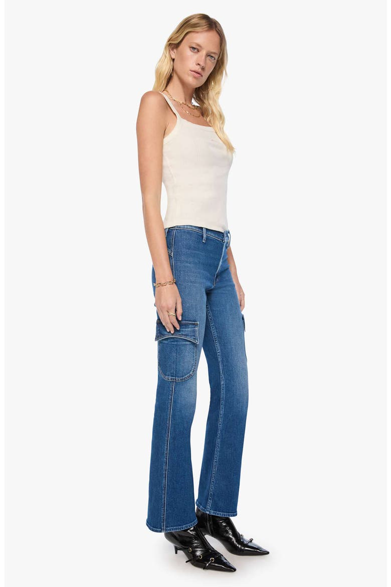 The Draw Hustler Skimp Flare Leg Cargo Jeans, Alternate, color, SPARE ME THE DRAMA