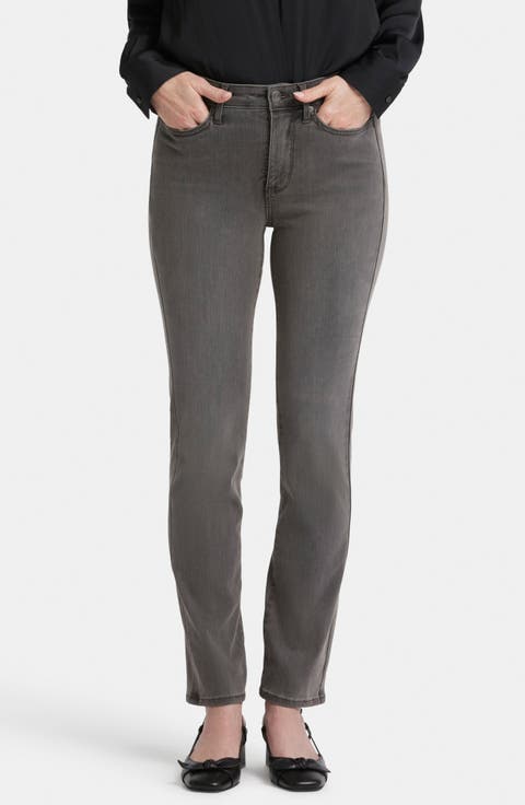 Sheri High Waist Slim Leg Jeans (Highlands)