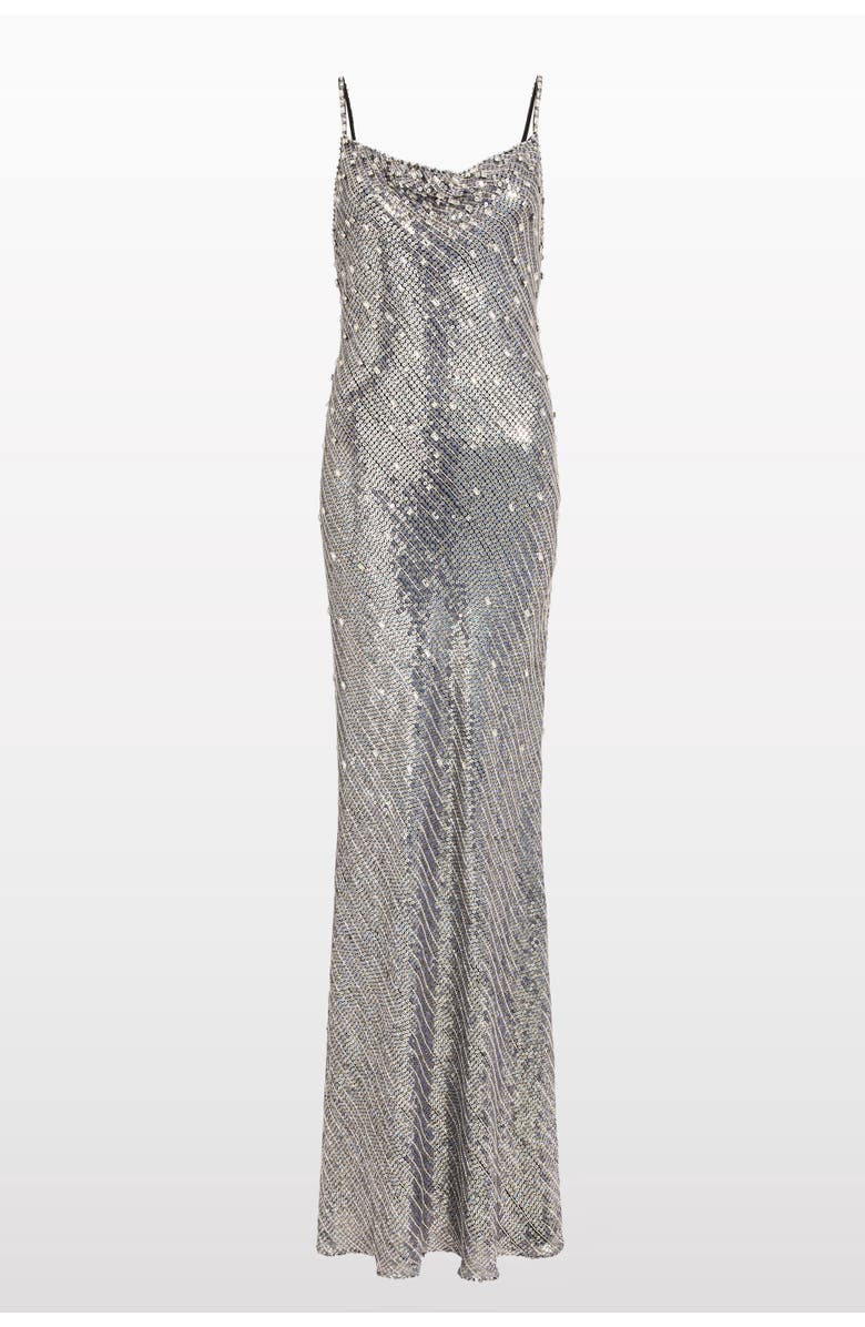 Jenny Packham Foxx Embellished Dress, Main, color, Liquorice