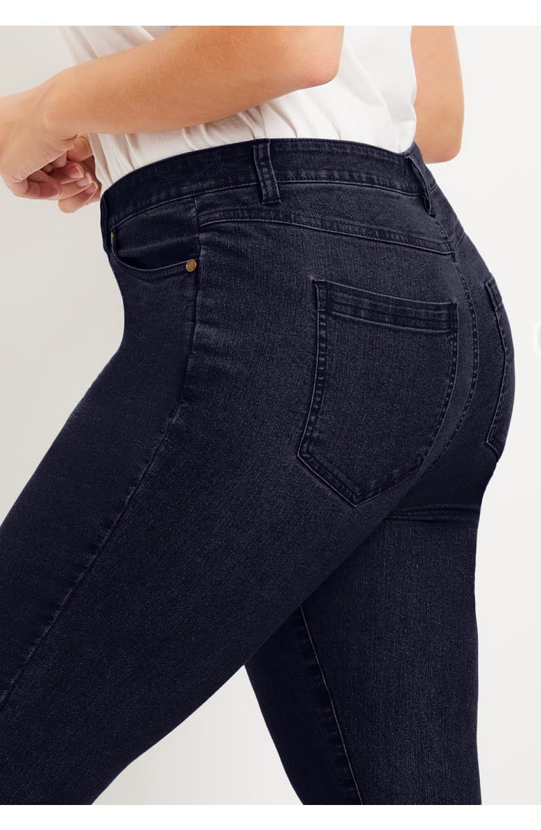 June + Vie Curvie Fit Skinny Jeans, Alternate, color, Dark Blue